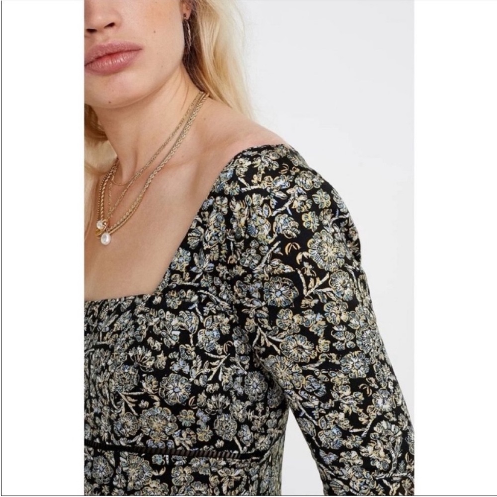 NWT Free People Bohemian Mini Dress - Picture 3 of 6